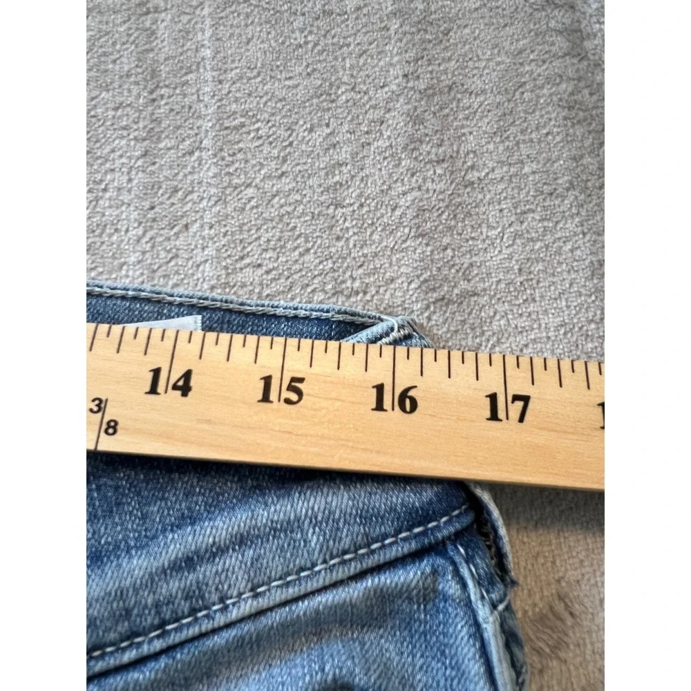 True Religion Ricky Relaxed Straight Jeans Mens 32 Blue Flap Pocket